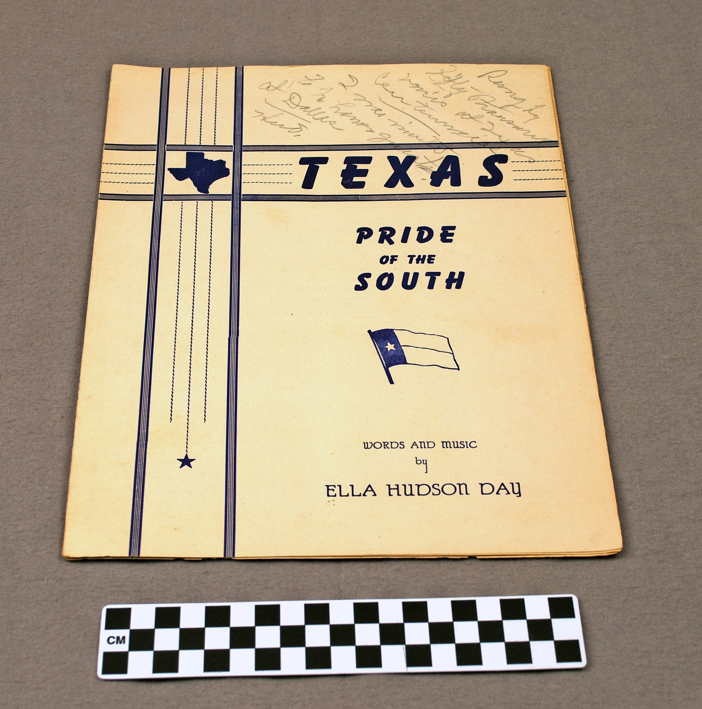 Object: Music Sheet (Texas Pride of the South)