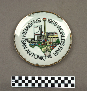 Object: Commemorative Plate (HemisFair ’68 Commemorative Plate)