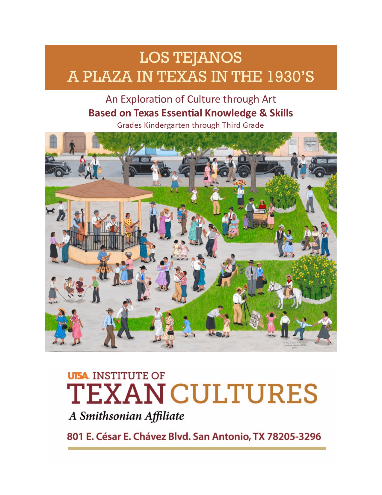 A Plaza in Texas in the 1930s: An Exploration of Culture through Art