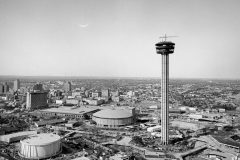 View of the HemisFair ’68 construction site